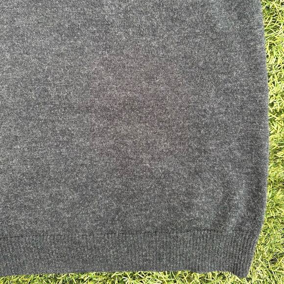 Pronto Uomo 100% Merino Wool V Neck Pullover Knit Vest Mens Versatile Layer XXL - Picture 4 of 10